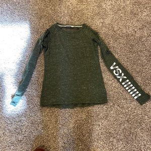 Vsx Victoria’s Secret log sleeve t-shirt